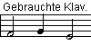 Gebrauchte Klav.