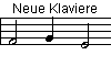 Neue Klaviere