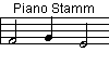 Piano Stamm